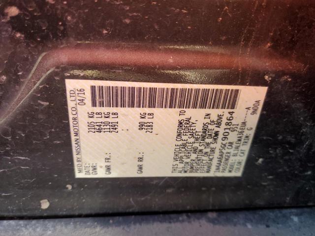 2016 NISSAN MAXIMA 3.5 - 1N4AA6AP5GC901864