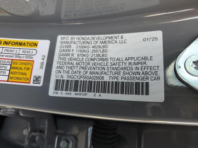 2025 HONDA ACCORD HYB - 1HGCY2F55SA025608