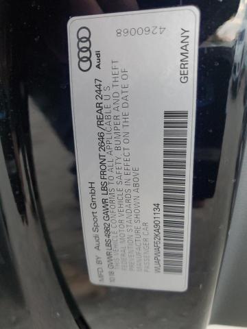 2019 AUDI RS5 WUAPWAF52KA901134