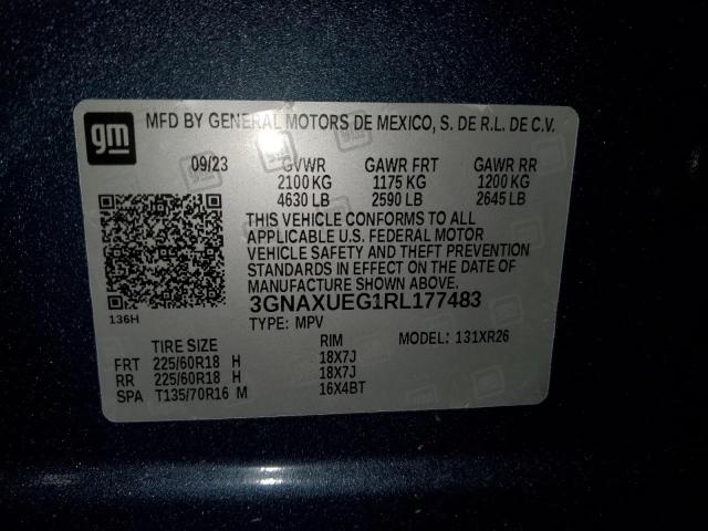 2024 CHEVROLET EQUINOX LT - 3GNAXUEG1RL177483