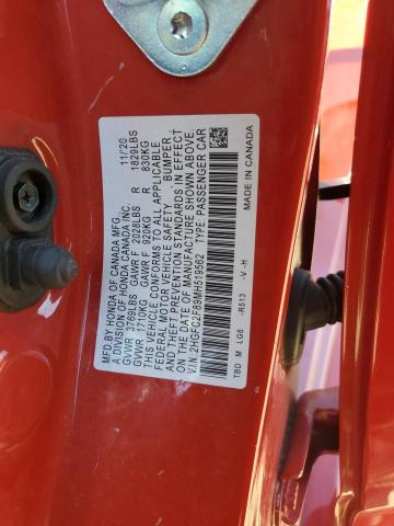 2021 HONDA CIVIC SPOR - 2HGFC2F89MH519562