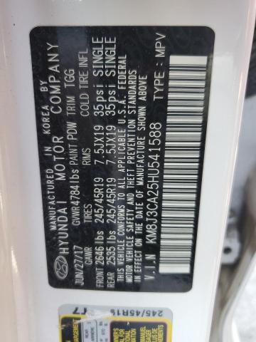 2017 HYUNDAI TUCSON LIM - KM8J3CA25HU541588