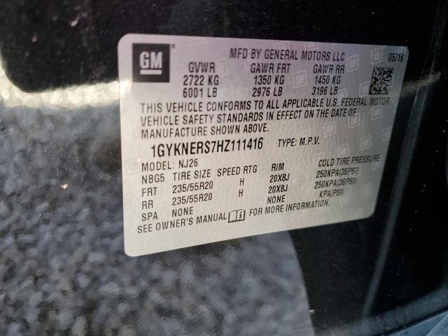 2017 CADILLAC XT5 PREMIU - 1GYKNERS7HZ111416