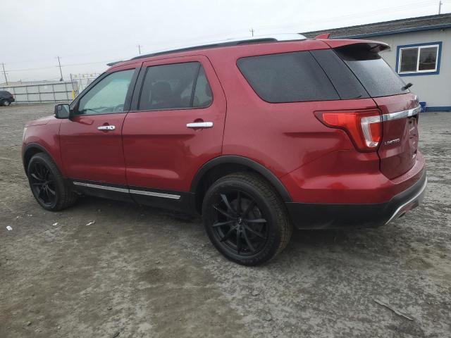 FORD EXPLORER L 2016 red 4dr spor gas 1FM5K8F8XGGB66387 photo #3