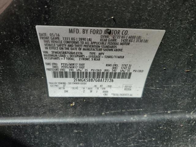 2016 FORD FLEX SE - 2FMGK5B87GBA12126
