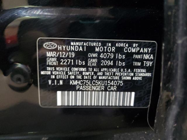 2019 HYUNDAI IONIQ SEL - KMHC75LC5KU154075