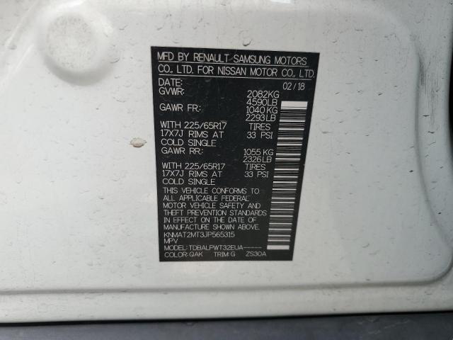 2018 NISSAN ROGUE S - KNMAT2MT3JP565315