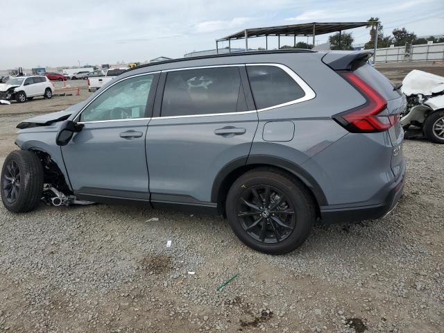 HONDA CR-V SPORT 2024 gray  hybrid engine 7FARS6H58RE079411 photo #3