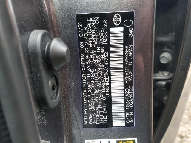 2022 TOYOTA COROLLA SE - JTND4MBE7N3147732