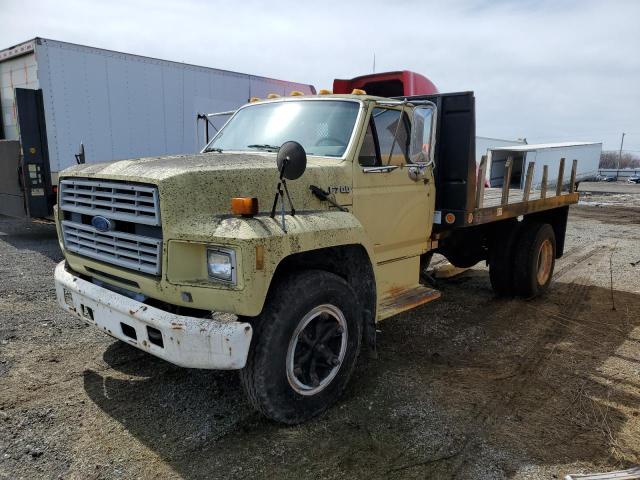 FORD F700 1994 yellow conventi propane gas 1FDNF7086RVA37648 photo #3