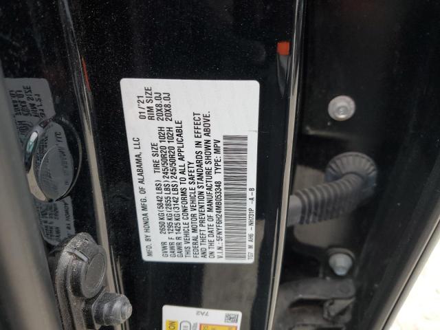 2021 HONDA PILOT SE 5FNYF6H24MB053348
