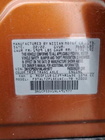 2022 NISSAN KICKS SR - 3N1CP5DV1NL491977