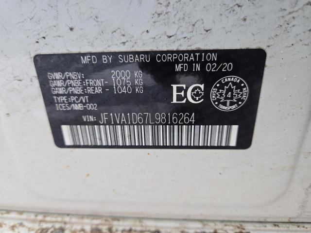 2020 SUBARU WRX PREMIU - JF1VA1D67L9816264