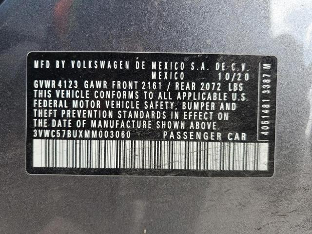 2021 VOLKSWAGEN JETTA S - 3VWC57BUXMM003060