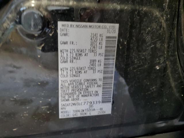 5N1AT2MV3LC779339 2020 NISSAN ROGUE