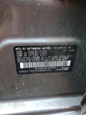 2020 MITSUBISHI MIRAGE LE ML32A5HJ0LH001982