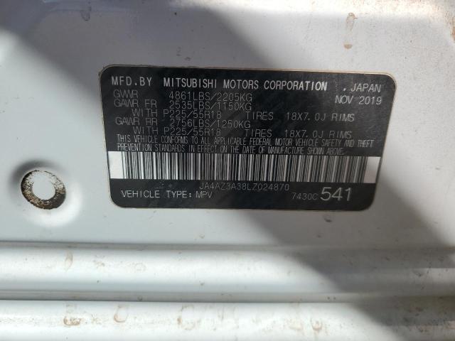 2020 MITSUBISHI OUTLANDER - JA4AZ3A38LZ024870