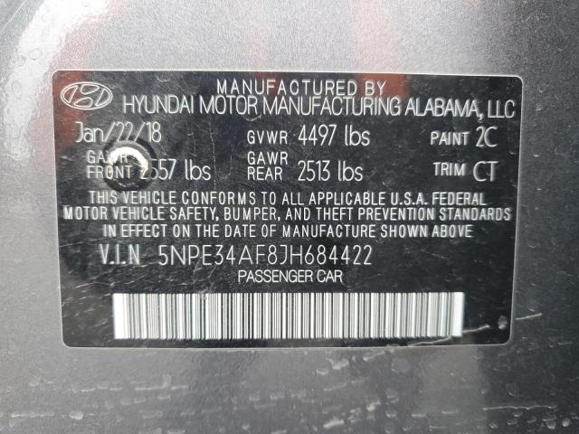 2018 HYUNDAI SONATA SPO - 5NPE34AF8JH684422