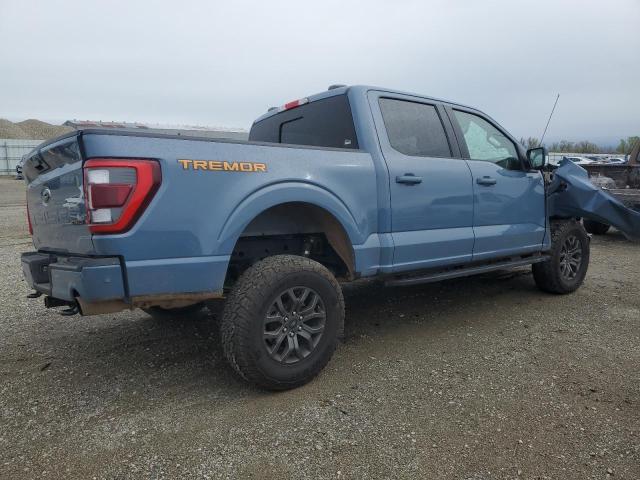 FORD F150 SUPER 2023 blue  gas 1FTEW1E86PFB82075 photo #4
