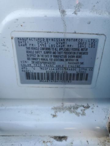 2017 NISSAN SENTRA S - 3N1AB7AP8HY400783