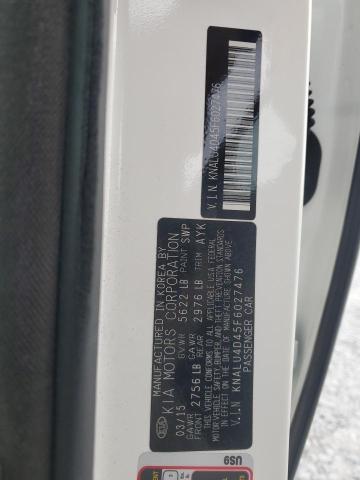 2015 KIA K900 KNALU4D45F6027476