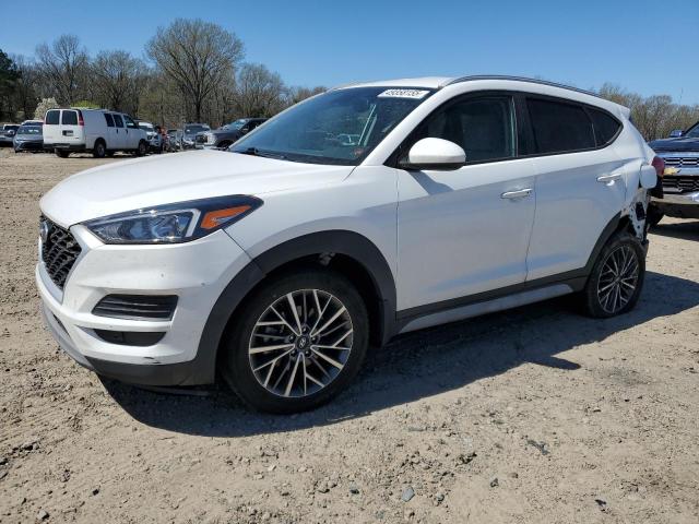 HYUNDAI TUCSON LIM 2021 white  gas KM8J33ALXMU341731 photo #1