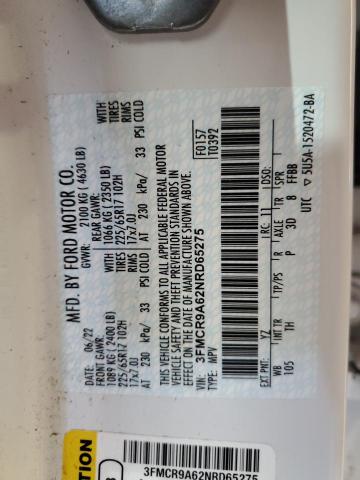 2022 FORD BRONCO SPO - 3FMCR9A62NRD65275