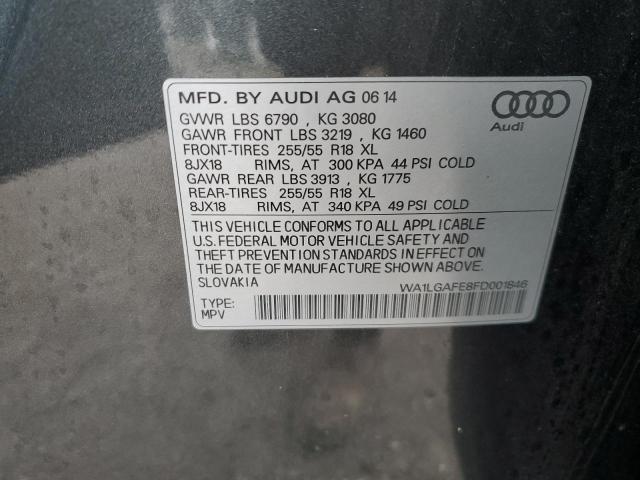2015 AUDI Q7 PREMIUM - WA1LGAFE8FD001846