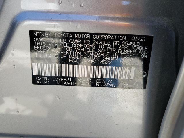 2021 LEXUS IS 300 - JTHCA1D22M5114522