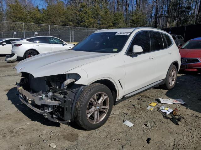 BMW X3 XDRIVE3 2021 white  gas 5UXTY5C09M9E20423 photo #1