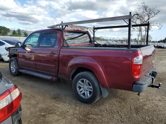 TOYOTA TUNDRA DOU 2005 burgundy  gas 5TBDT48165S466994 photo #3
