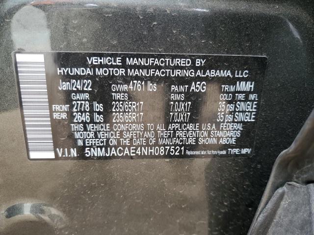 2022 HYUNDAI TUCSON SE - 5NMJACAE4NH087521
