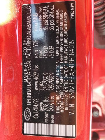 2023 HYUNDAI TUCSON LIM - 5NMJE3AE4PH184015