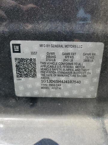 2018 CHEVROLET SONIC LT - 1G1JD6SH4J4107540