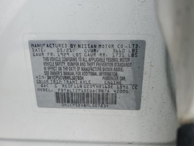 2021 NISSAN KICKS SR - 3N1CP5DV8ML507834