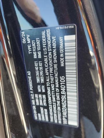 2025 PORSCHE MACAN S - WP1AG2A52SLB40105