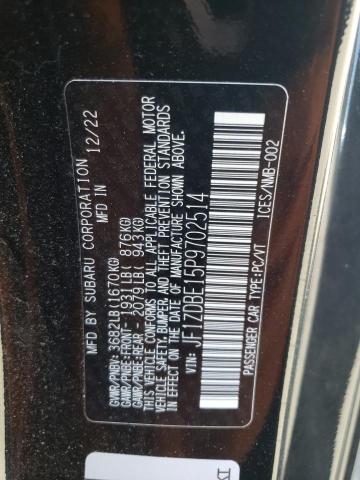 2023 SUBARU BRZ LIMITE JF1ZDBE15P9702514