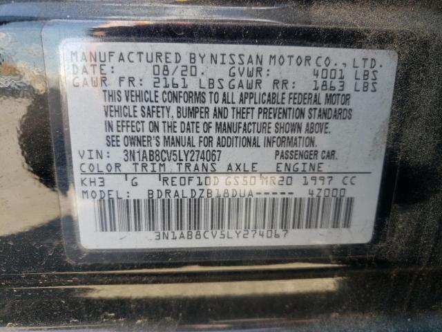 2020 NISSAN SENTRA SV - 3N1AB8CV5LY274067
