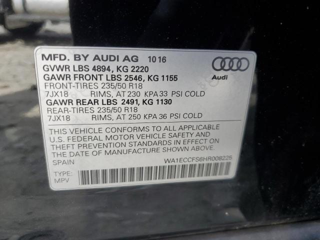 2017 AUDI Q3 PREMIUM - WA1ECCFS6HR008225