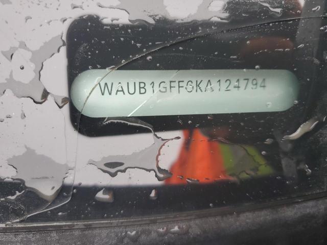 2019 AUDI S3 PREMIUM WAUB1GFF6KA124794
