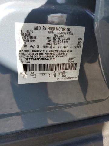 2024 FORD MAVERICK L 3FTTW8M38RRA42623