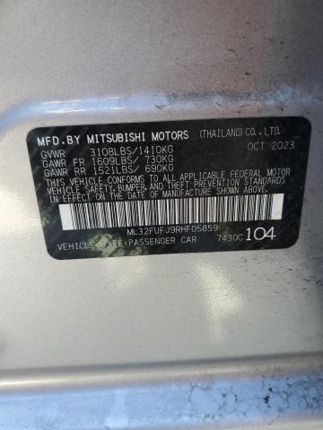 2024 MITSUBISHI MIRAGE G4 - ML32FUFJ9RHF05859
