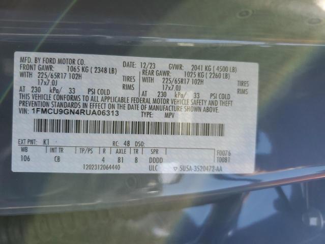 2024 FORD ESCAPE ACT - 1FMCU9GN4RUA06313