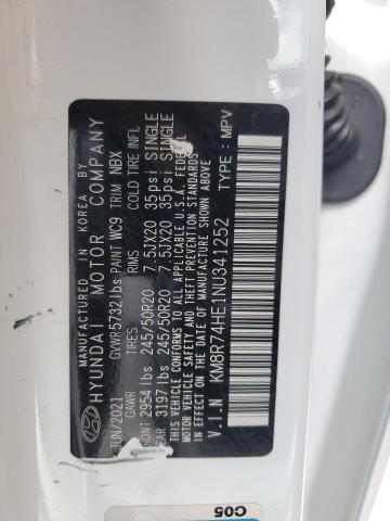 2022 HYUNDAI PALISADE C - KM8R74HE1NU341252
