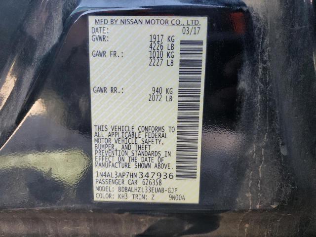 2017 NISSAN ALTIMA 2.5 - 1N4AL3AP7HN347936