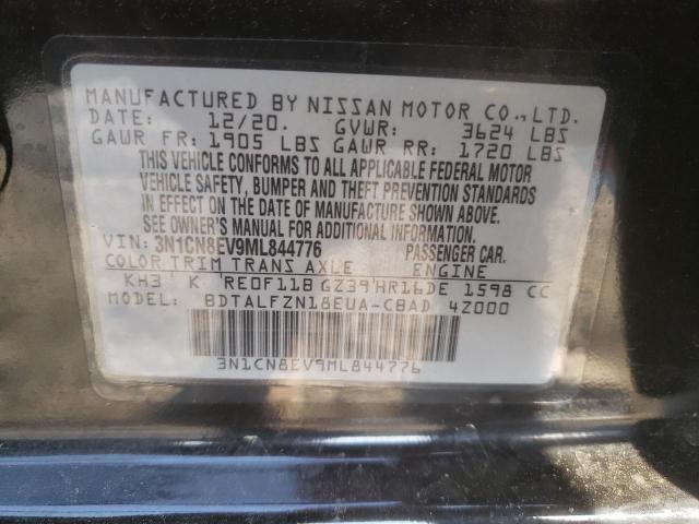 2021 NISSAN VERSA SV - 3N1CN8EV9ML844776