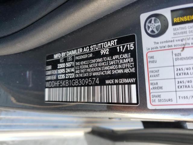 2016 MERCEDES-BENZ E 350 - WDDHF5KB1GB309574