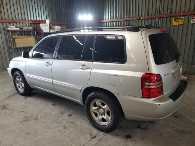 TOYOTA HIGHLANDER 2003 silver  gas JTEGD21A230068256 photo #3