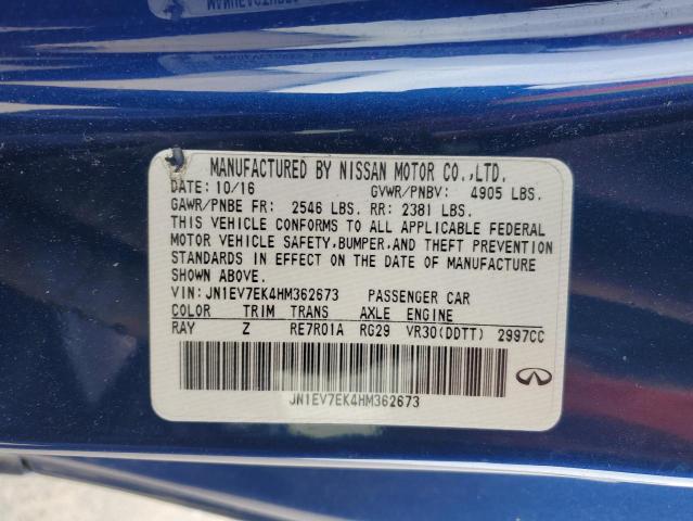 2017 INFINITI Q60 PREMIU JN1EV7EK4HM362673