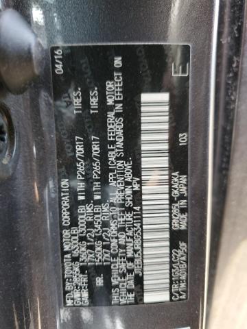 2016 TOYOTA 4RUNNER SR - JTEBU5JR8G5341114